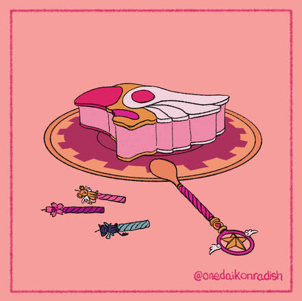 Cardcaptor Sakura Birthday Cake