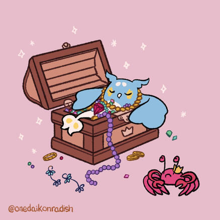 Basking in Treasure