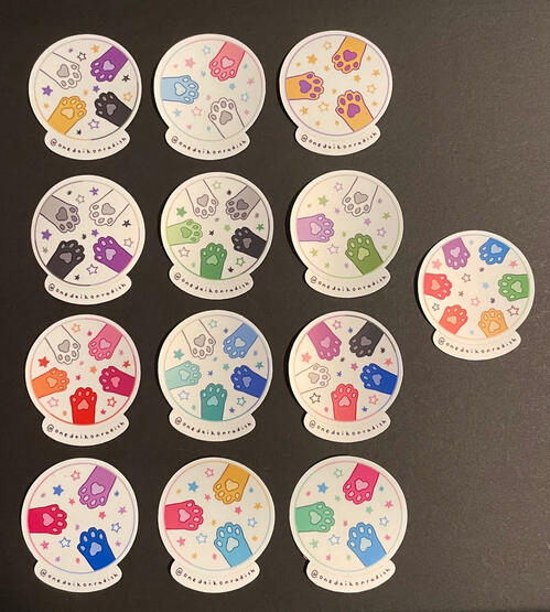 Pride Paw Stickers