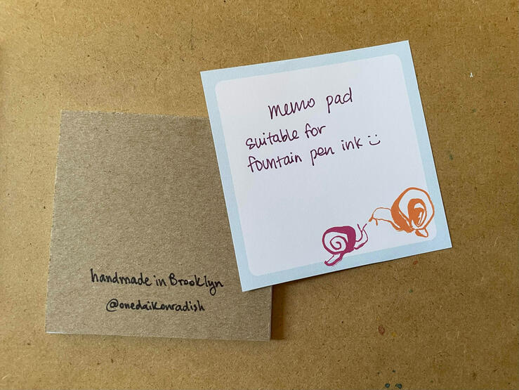 memo pad back