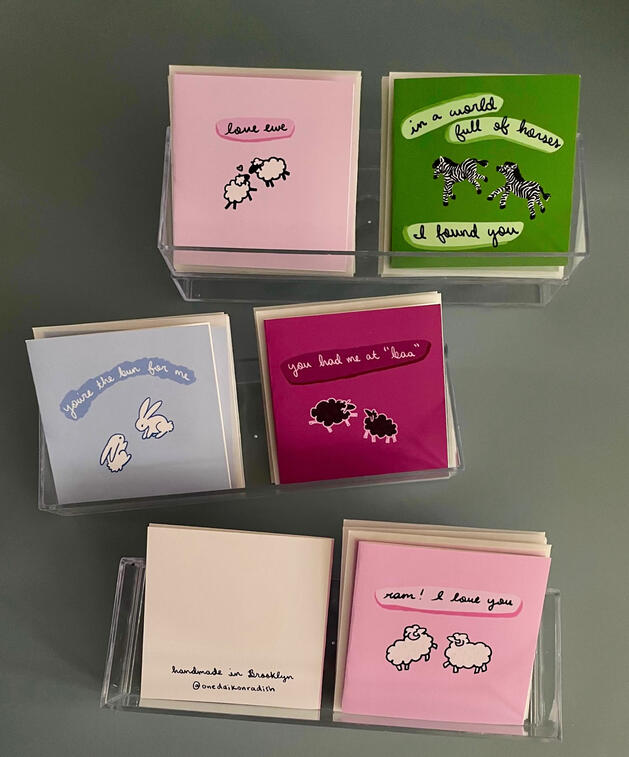 Punny Animal Mini Cards